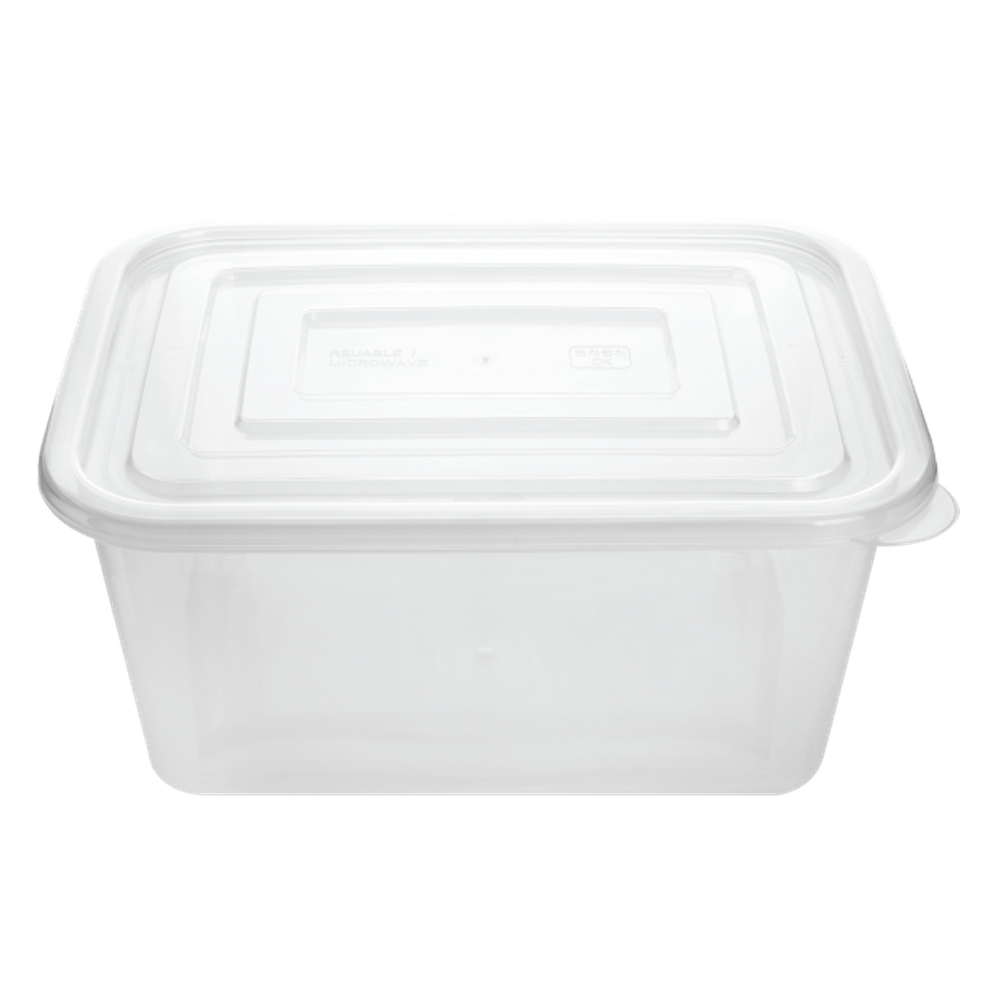 부원KH 직사각 밀폐용기 6.5L, 투명